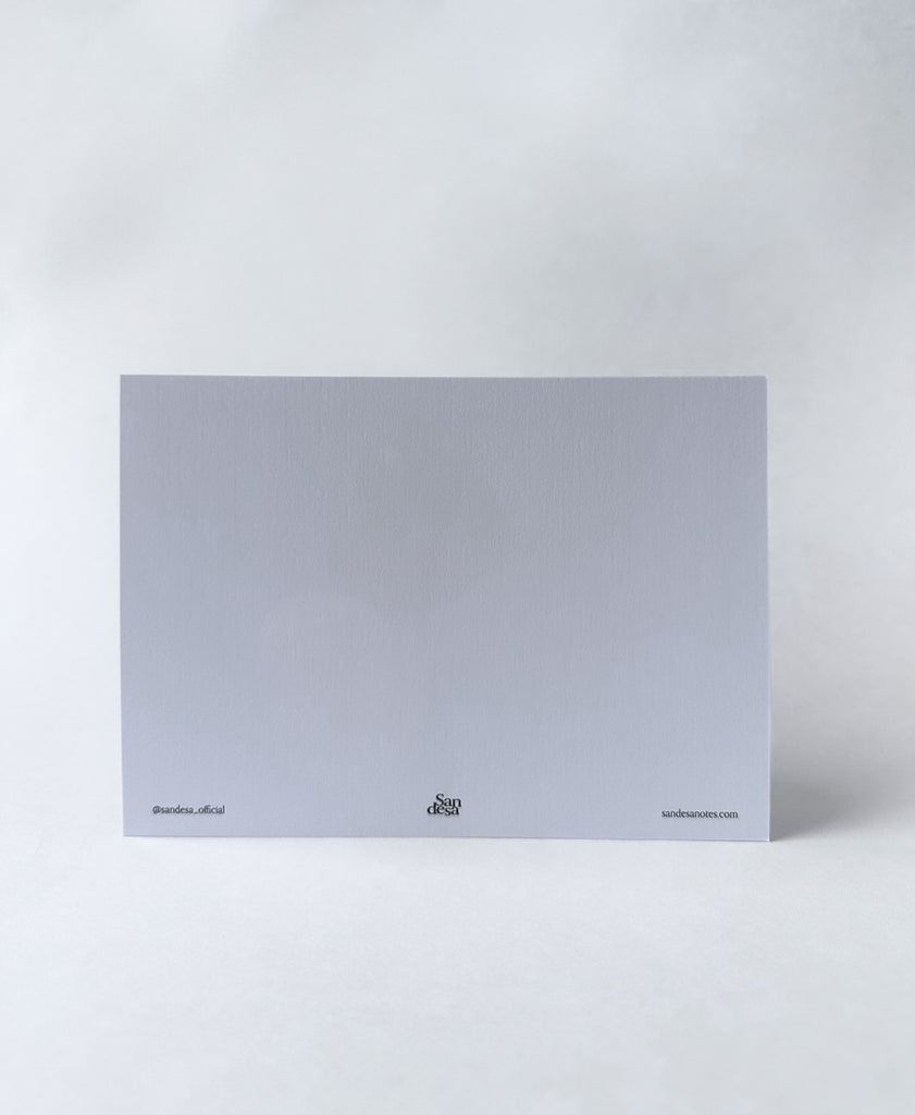 Back of scratch-off notecard is blank for additional writing space